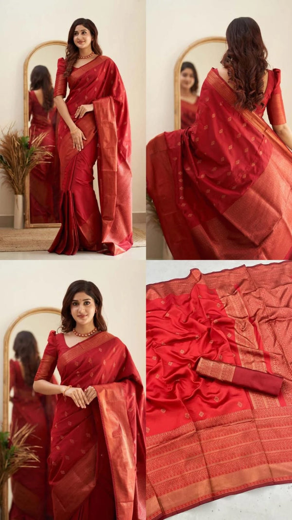 Red banarasi