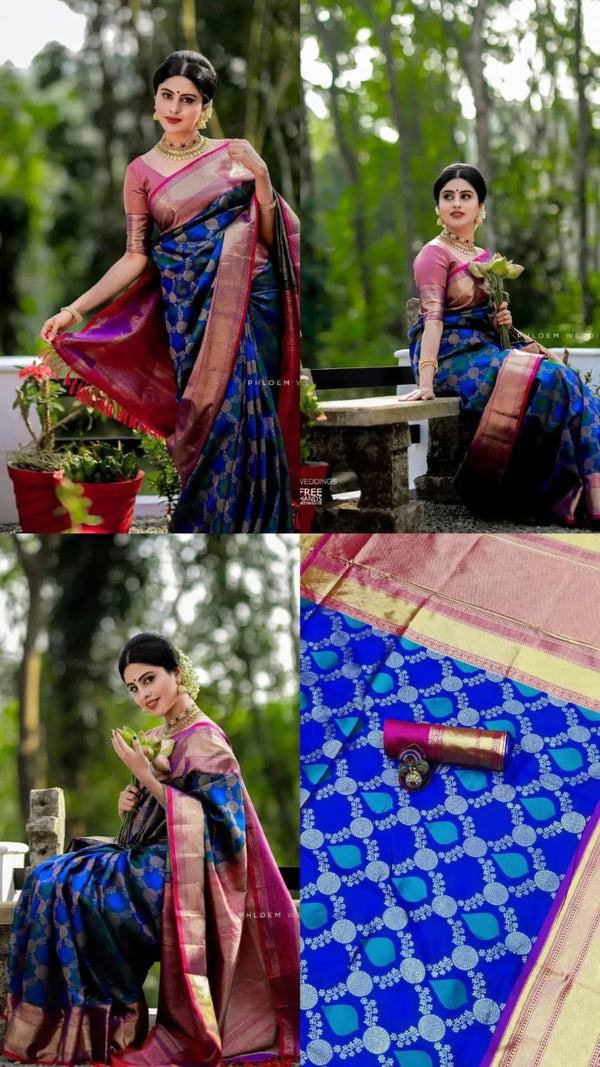 Soft litchi silk sarees A017