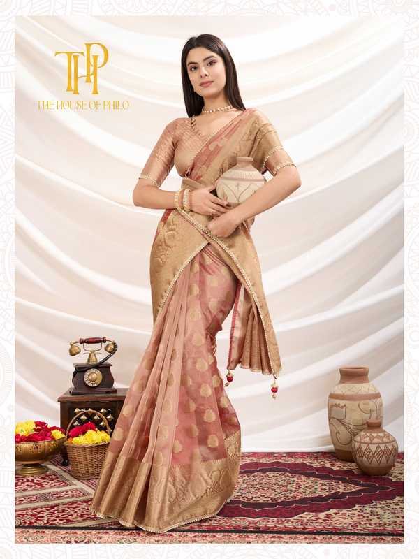 Saree Cream Naturelle  - Livraison en France